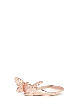 Main View - Click To Enlarge - SOPHIA WEBSTER - 'Chiara Mini' butterfly leather toddler Mary Jane flats