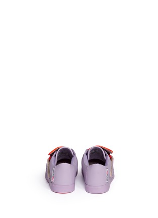 Back View - Click To Enlarge - SOPHIA WEBSTER - 'Bibi Low Top Mini' butterfly leather toddler sneakers