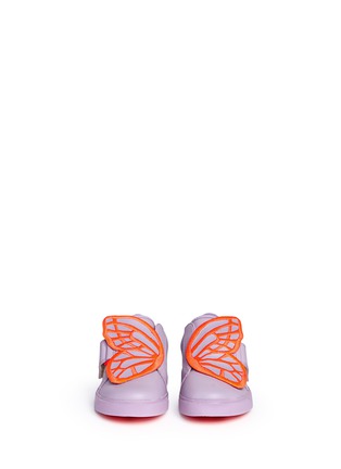 Figure View - Click To Enlarge - SOPHIA WEBSTER - 'Bibi Low Top Mini' butterfly leather toddler sneakers
