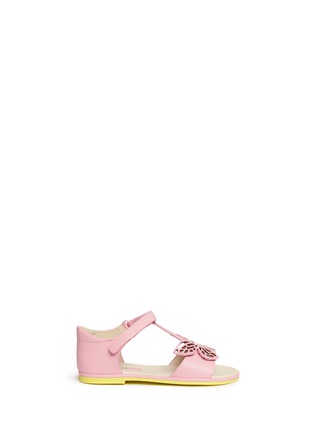 Main View - Click To Enlarge - SOPHIA WEBSTER - 'Flutterby' butterfly leather toddler sandals