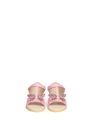 Figure View - Click To Enlarge - SOPHIA WEBSTER - 'Flutterby' butterfly leather toddler sandals