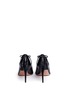 Back View - Click To Enlarge - AQUAZZURA - 'Forever Marilyn 85' tassel bow leather pumps