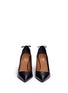 Front View - Click To Enlarge - AQUAZZURA - 'Forever Marilyn 85' tassel bow leather pumps