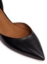 Detail View - Click To Enlarge - AQUAZZURA - 'Hello Lover' metallic anklet leather flats