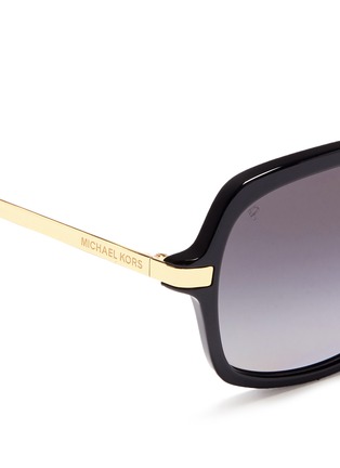 Detail View - Click To Enlarge - MICHAEL KORS - 'Adrianna III' acetate square polarised sunglasses