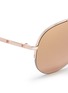 Detail View - Click To Enlarge - MICHAEL KORS - 'Gramercy' aviator mirror sunglasses