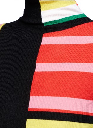 Detail View - Click To Enlarge - KENZO - Stripe wool knit sweater