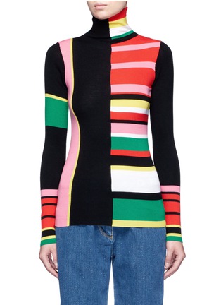 Main View - Click To Enlarge - KENZO - Stripe wool knit sweater