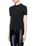 Front View - Click To Enlarge - ISABEL MARANT - 'Clap' split back short sleeve sweater