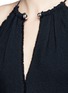 Detail View - Click To Enlarge - PROENZA SCHOULER - Torque neck cold shoulder crepe dress