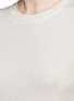 Detail View - Click To Enlarge - PROENZA SCHOULER - Side tie wool blend jersey T-shirt