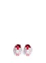 Back View - Click To Enlarge - VANS - 'Slip-on V Sports' baseball print toddler skate shoes