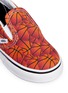 Detail View - Click To Enlarge - VANS - 'Slip-on V Sports' basketball print toddler skate shoes