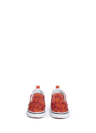 Figure View - Click To Enlarge - VANS - 'Slip-on V Sports' basketball print toddler skate shoes