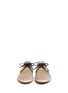Front View - Click To Enlarge - - - Perforated suede espadrille Derbies