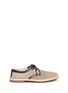 Main View - Click To Enlarge - - - Perforated suede espadrille Derbies