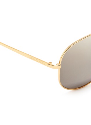 Detail View - Click To Enlarge - MICHAEL KORS - 'Kendall I' metal aviator mirror sunglasses