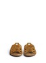 Front View - Click To Enlarge - PEDRO GARCIA  - 'Adaya' honeycomb cutout suede slide sandals