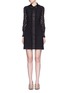 Main View - Click To Enlarge - GUCCI - Cluny lace satin trim dress