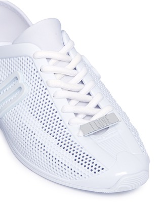 Detail View - Click To Enlarge - MELISSA - 'Love System Now' neoprene perforated PVC sneakers