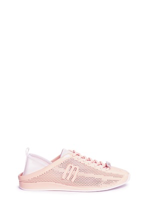 Main View - Click To Enlarge - MELISSA - 'Love System Now' neoprene perforated PVC sneakers