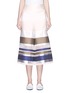 Main View - Click To Enlarge - ERIKA CAVALLINI - 'Keit' multi stripe silk blend culottes
