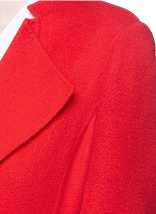 Detail View - Click To Enlarge - ANIRAC - Funnel sleeve wool-cashmere coat