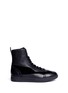 Main View - Click To Enlarge - ALEXANDER WANG - 'Eden' leather and suede high top sneakers