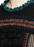 Detail View - Click To Enlarge - VALENTINO GARAVANI - Ruffle frill knot trim silk flare dress