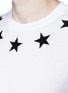 Detail View - Click To Enlarge - GIVENCHY - Star embroidery cotton T-shirt
