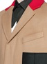 Detail View - Click To Enlarge - GIVENCHY - Contrast collar wool-cashmere coat