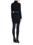 Back View - Click To Enlarge - PREEN BY THORNTON BREGAZZI - 'Katya' lace-up turtleneck sweater dress