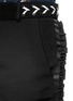 Detail View - Click To Enlarge - PREEN BY THORNTON BREGAZZI - 'Deaton' lace-up belt ruffle cropped pants