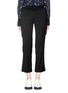 Main View - Click To Enlarge - PREEN BY THORNTON BREGAZZI - 'Deaton' lace-up belt ruffle cropped pants