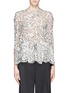 Main View - Click To Enlarge - PREEN BY THORNTON BREGAZZI - 'Lida' smock back lace front blouse