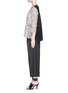 Figure View - Click To Enlarge - PREEN BY THORNTON BREGAZZI - 'Lida' smock back lace front blouse