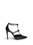 Main View - Click To Enlarge - RENÉ CAOVILLA - Strass pavé bow snake effect leather pumps