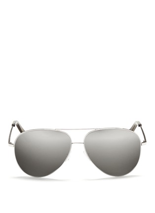 Main View - Click To Enlarge - VICTORIA BECKHAM - 'Classic' mirror aviator sunglasses