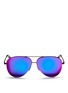Main View - Click To Enlarge - 10691 - Classic' mirror aviator sunglasses