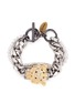 Main View - Click To Enlarge - VENNA - Crystal jaguar head curb chain bracelet