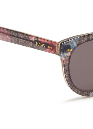 Detail View - Click To Enlarge - TOMS ACCESSORIES - 'Yvette' vintage floral print acetate sunglasses