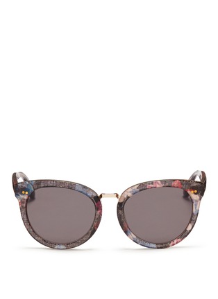 Main View - Click To Enlarge - TOMS ACCESSORIES - 'Yvette' vintage floral print acetate sunglasses