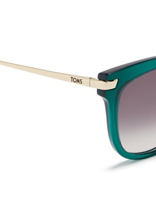 Detail View - Click To Enlarge - TOMS - 'Adeline' rounded cat eye acetate sunglasses