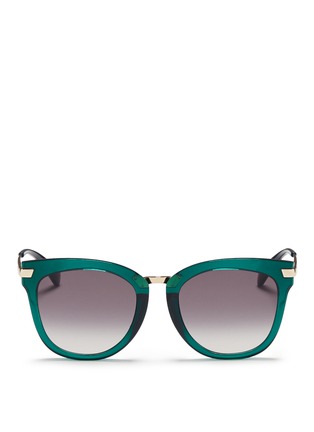 Main View - Click To Enlarge - TOMS - 'Adeline' rounded cat eye acetate sunglasses