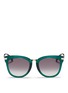Main View - Click To Enlarge - TOMS - 'Adeline' rounded cat eye acetate sunglasses
