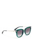 Figure View - Click To Enlarge - TOMS - 'Adeline' rounded cat eye acetate sunglasses