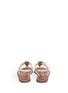 Back View - Click To Enlarge - SAM EDELMAN - 'Gia' junior glitter thong sandals
