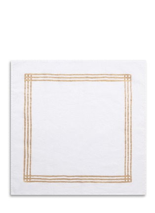 Main View - Click To Enlarge - BERTOZZI - Pois linen napkin