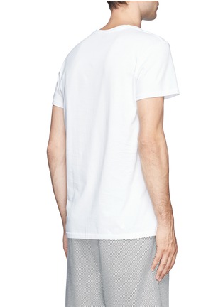 Back View - Click To Enlarge - ACNE STUDIOS - 'Standard face' logo T-shirt