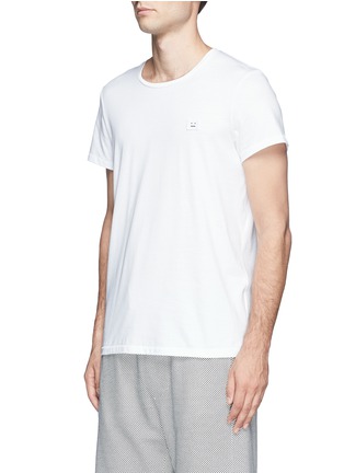 Front View - Click To Enlarge - ACNE STUDIOS - 'Standard face' logo T-shirt